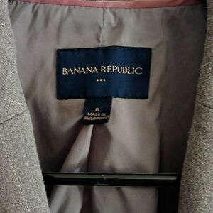 Banana republic gray suit jacket